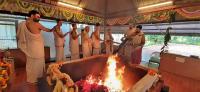 Sharadiya Navaratri 2020 Day 7 (23.10.2020) - Karla - Samuhik Durga Homa on behalf of 8 Yajamana-s